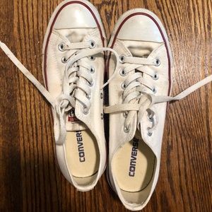 Converse all star white sneakers